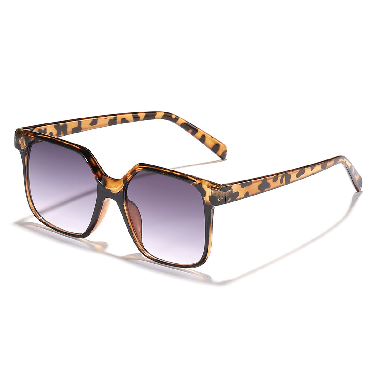 Damen stylische Sonnenbrille im trendigen Leopardenmuster Karnz