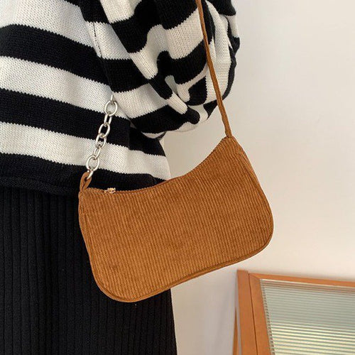 Modische Cord Handtasche Karnz