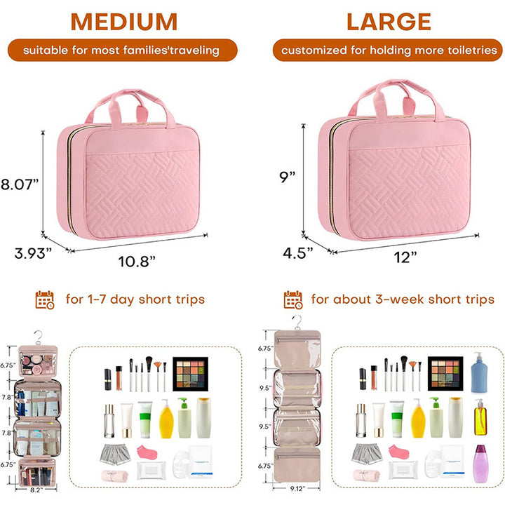 Eleganter Kosmetik-Organizer mit Strukturiertem Design Karnz