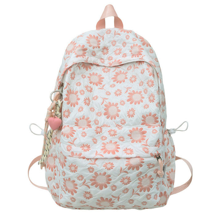 Blumenmuster Stepp Rucksack