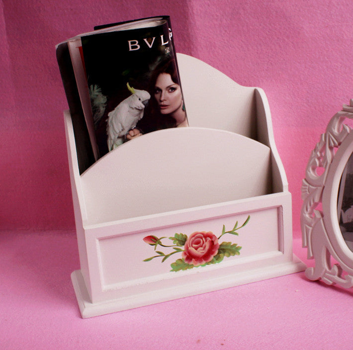 Dekorative Holzblumen Organizer