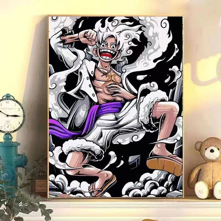 Anime-inspirierter Charakter Kunstdruck Karnz