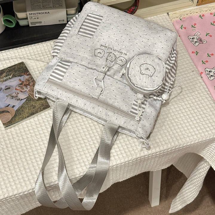 Multi-Taschen Sternmuster Rucksack Karnz