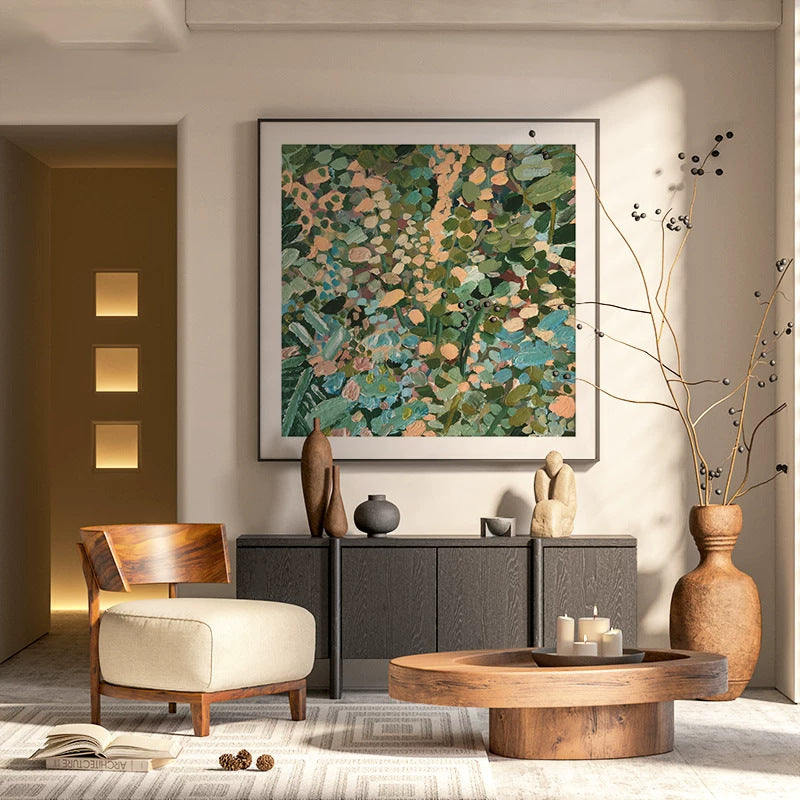 Botanischer Druck Leinwand Kunstwerk