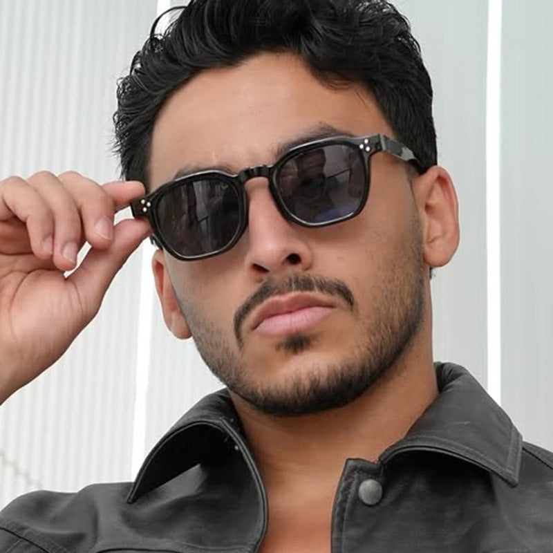 Damen modische Sonnenbrille im trendigen Hexagon-Design Karnz