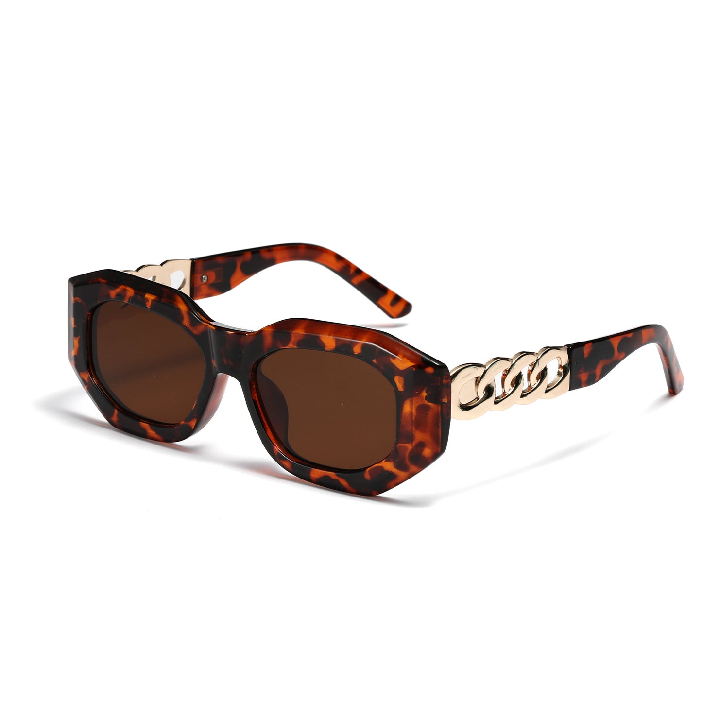 Damen modische Sonnenbrille mit luxuriösem Kettenrahmen Karnz