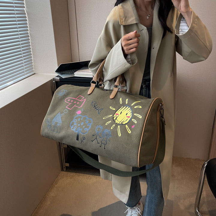 Canvas Kunst Reise Duffel Tasche Karnz