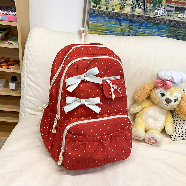 Charmanter mit Schleifen verzierten Rucksack Karnz