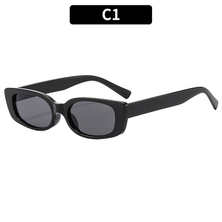 Moderne Anziehung Retro-Stil Winkelsonnenbrille