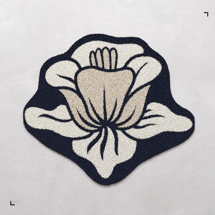 Blumenförmiger Teppich 1789754099