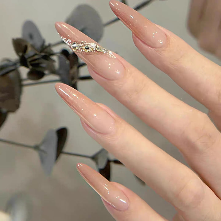 Niedliches tierisches Press-On Nagelkunst Set Karnz