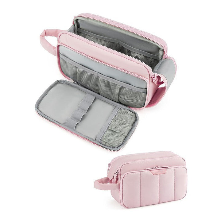 Kosmetik-Organizer Tasche mit Mehreren Fächern und Abnehmbarem Innenfach Karnz