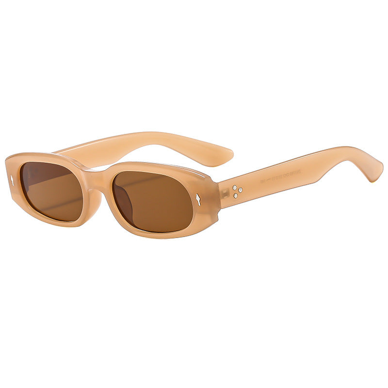 Damen Designer-Sonnenbrille mit stilvollem, quadratischem Rahmen Karnz