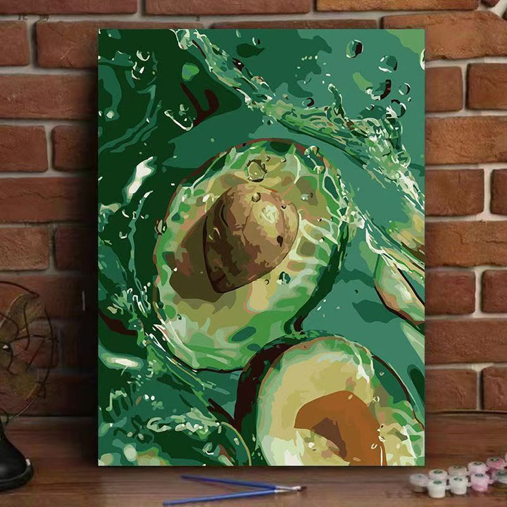 Vibrante Zitrus-inspirierte Wandkunst Karnz