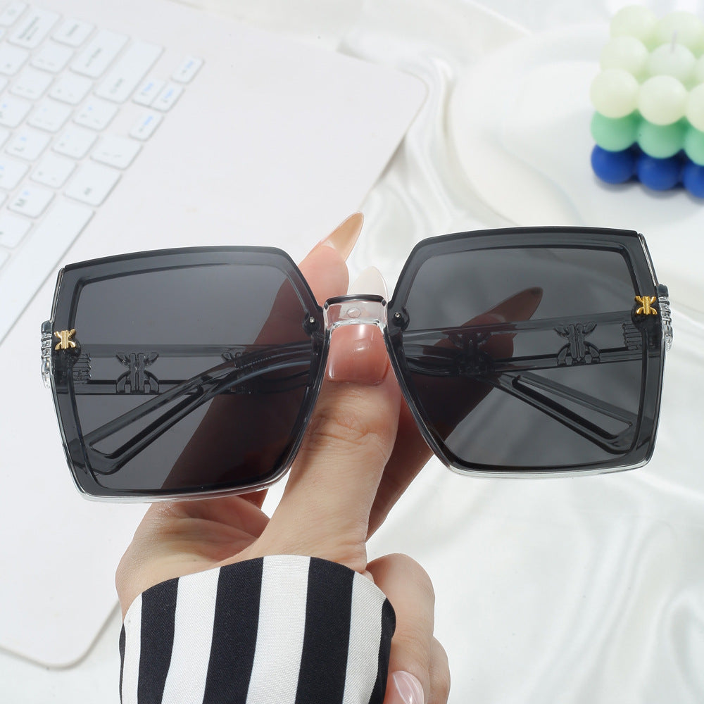 Damen stylische oversized Sonnenbrille Karnz