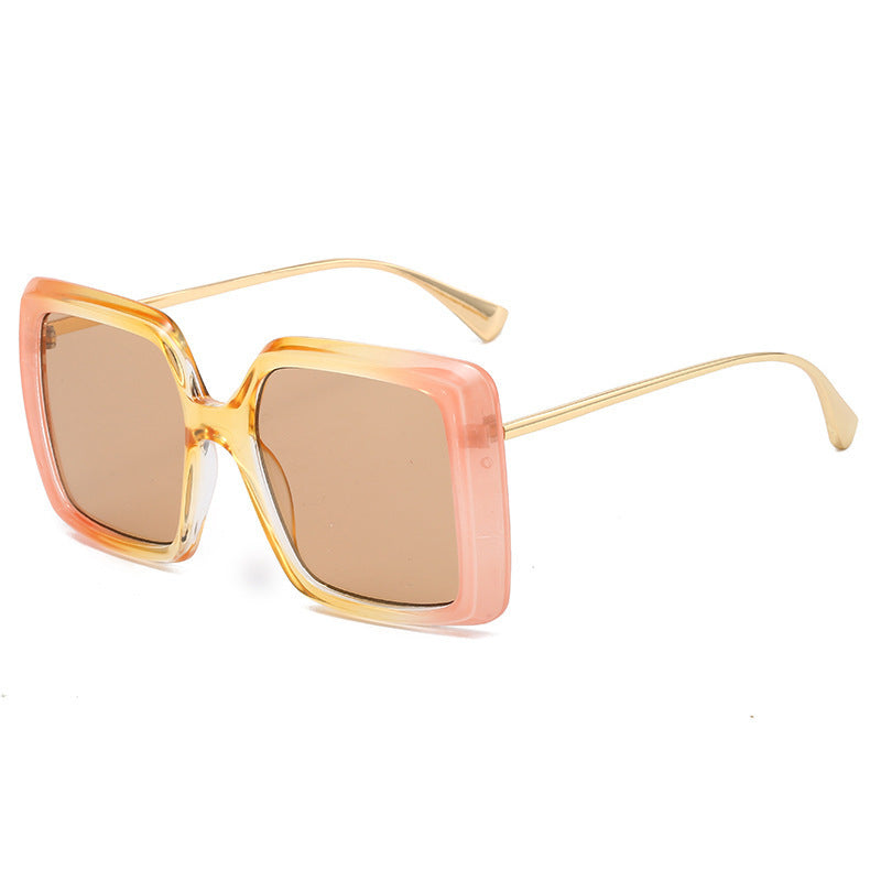 Damen oversized Sonnenbrille mit stilvollem geometrischem Design Karnz