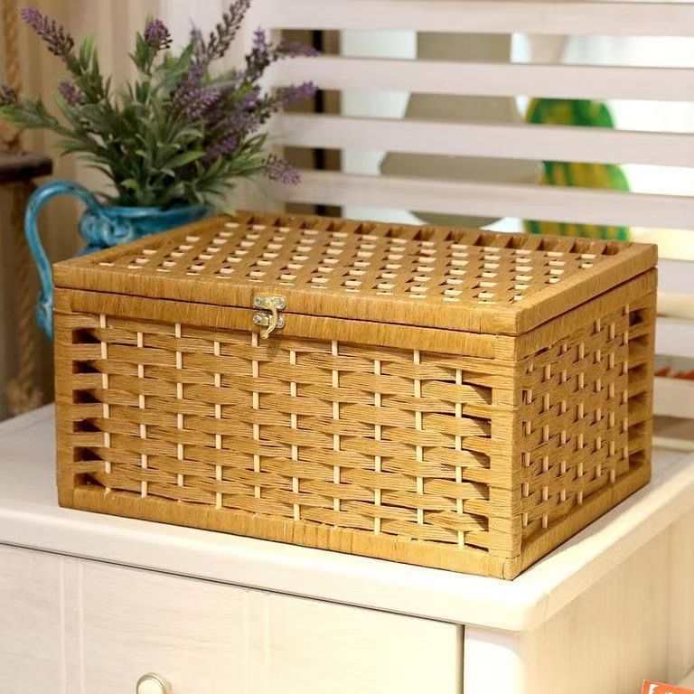 Aufbewahrungskiste Aus Rattan Karnz