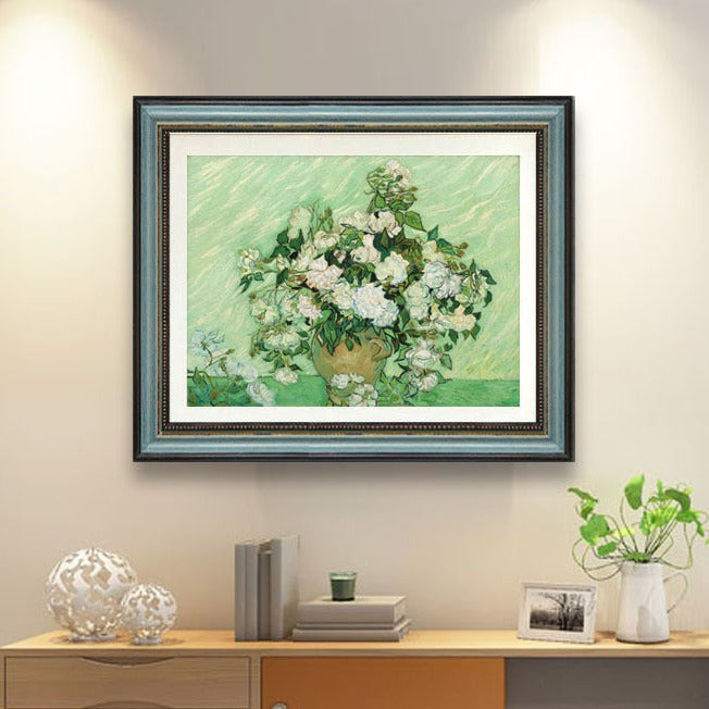 Dekoratives Blumen Leinwand Kunstwerk