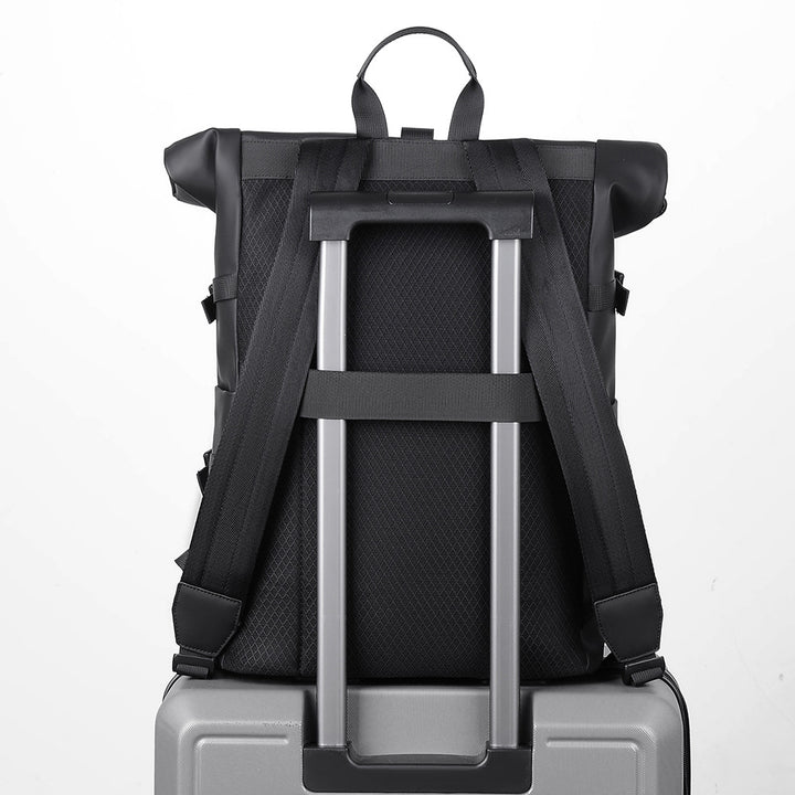 Stylischer Rolltop-Rucksack mit Vielseitigen Organisationsfächern Karnz