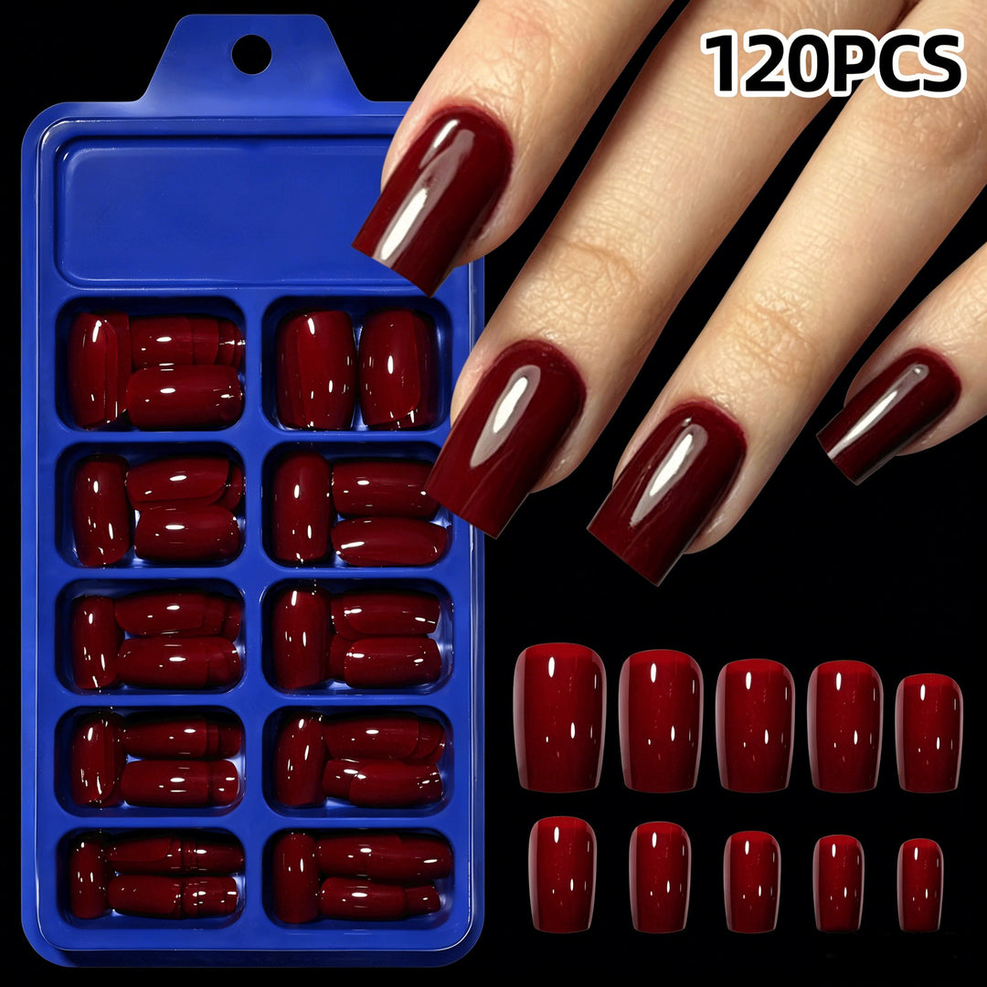 Premium Glossy Press-On Nail Tips Karnz