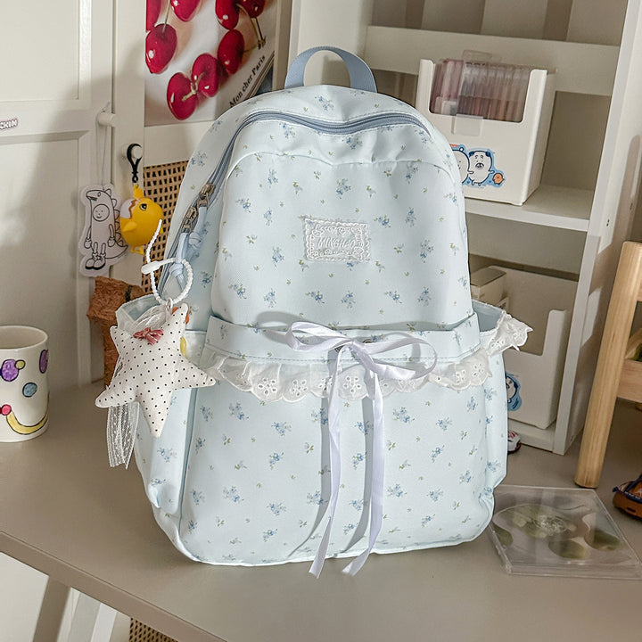 Verspielt Floral Verziert Schulrucksack Karnz
