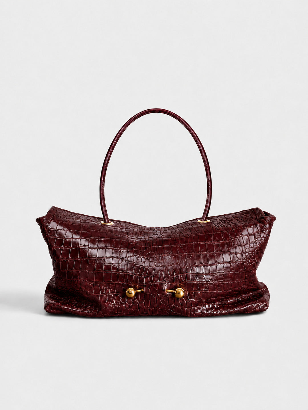 Krokodilhaut-Handtasche
