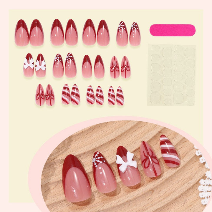 Gradient Style Press-On Nails mit Schließset Karnz