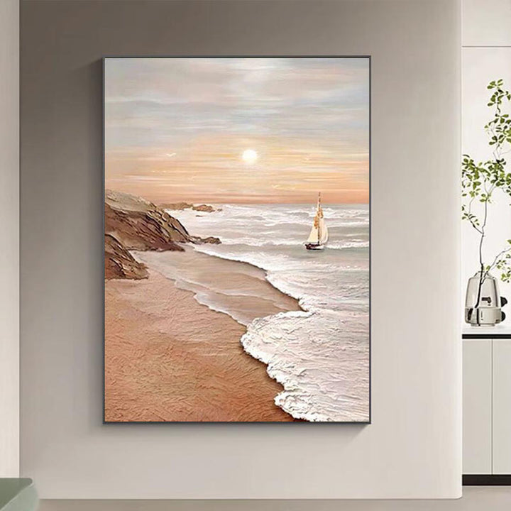 Küstenruhe Landschaft Leinwand Kunst