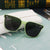 Damen moderne Sonnenbrille mit filigranem Rahmen und UV-Schutz Karnz