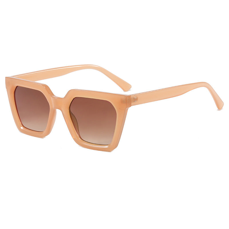 Damen geometrische Sonnenbrille im luxuriösen Acetat-Rahmen Karnz