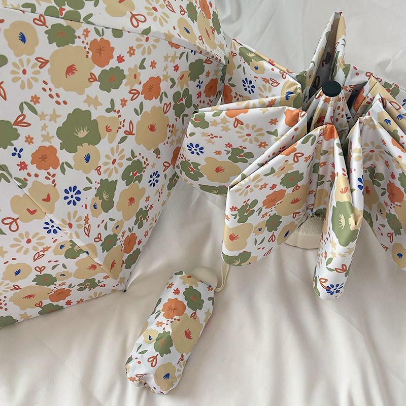 Damen Faltbare Umhängetasche mit floralem Design Karnz