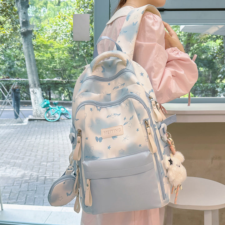 Trendiger Gemusterter Rucksack Karnz