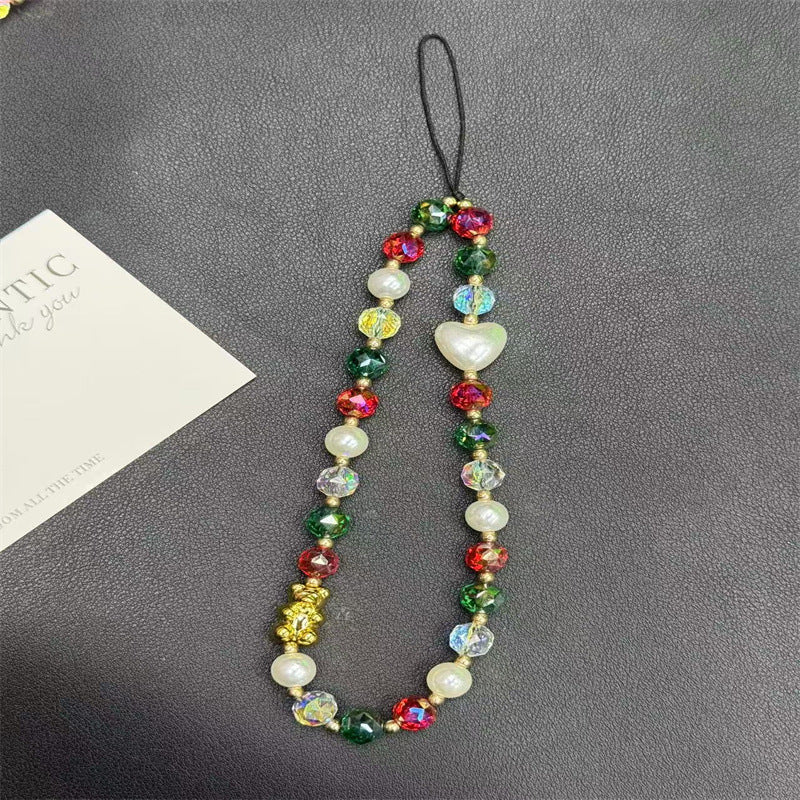 Buntes Perlen Charm Halskette Karnz