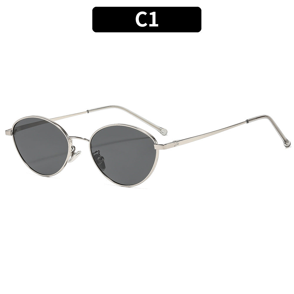 Elegante runde Sonnenbrille