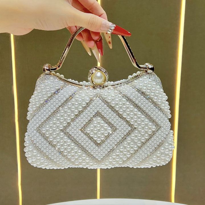 Elegante Perlenhandtasche