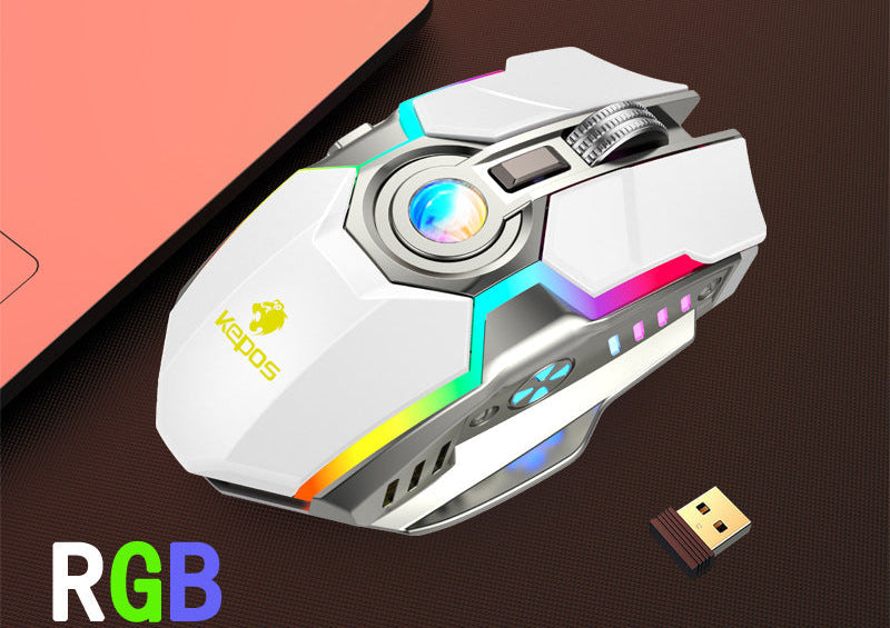 RGB Wireless Gaming Maus mit anpassbarer LED-Beleuchtung Karnz