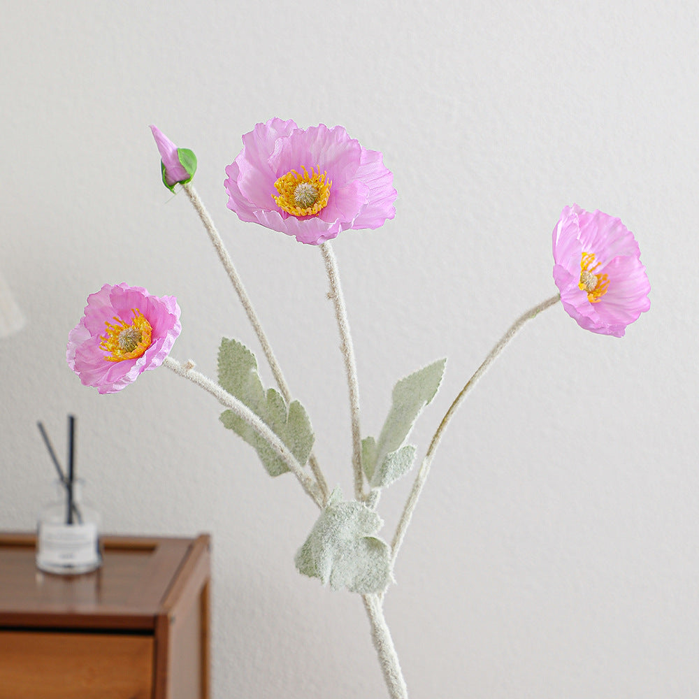 Dekorativer Kunst-Mohnblumenstrauß Karnz