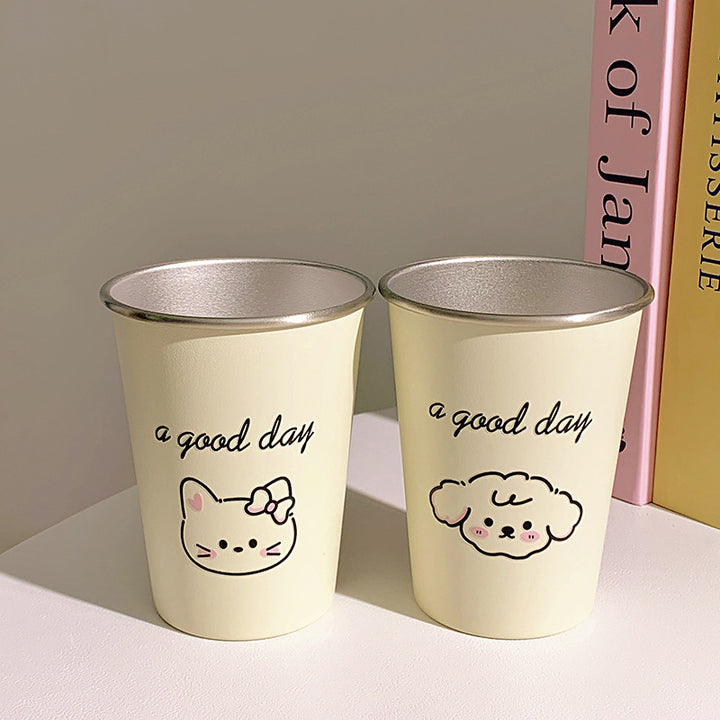 Keramiktasse mit Fröhlichem Schäfchenmotiv Karnz