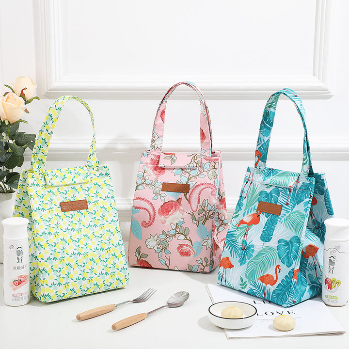 Blumenprint Isolierte Lunch-Tasche Karnz