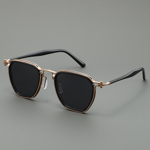 Damen stilvolle Sonnenbrille mit kantigem Design und UV-Schutz Karnz