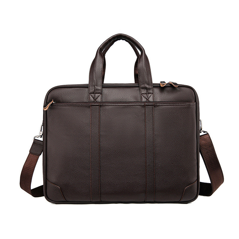 Premium Leder Firmen Aktentasche Karnz