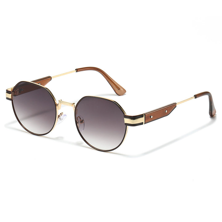 Vintage-inspirierte achteckige Sonnenbrille Karnz
