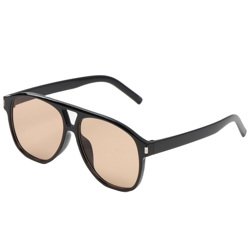 Damen modische Sonnenbrille mit einzigartigem Leopardendetail Karnz