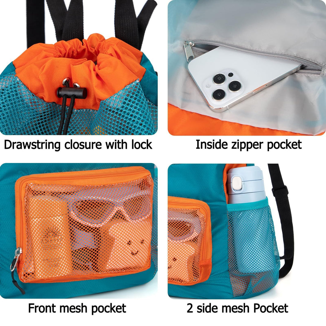 Sportliche Netz-Rucksack Karnz
