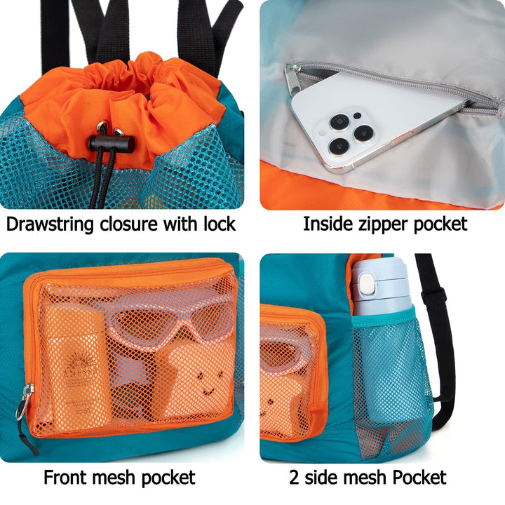 Sportliche Netz-Rucksack Karnz