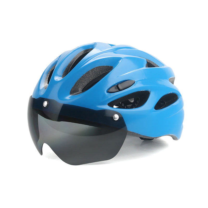 Fahrradhelm mit integriertem Visier Karnz