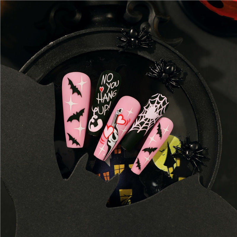 Thematisches Halloween Press-On Nagelset Karnz