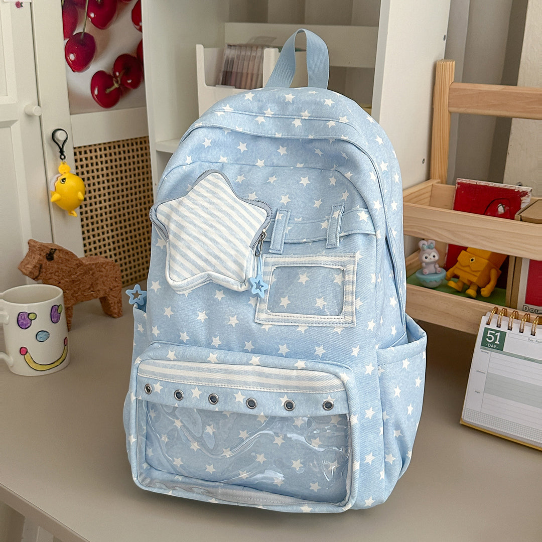 Fun Star-verzierte Freizeit-Rucksack Karnz 1791204793