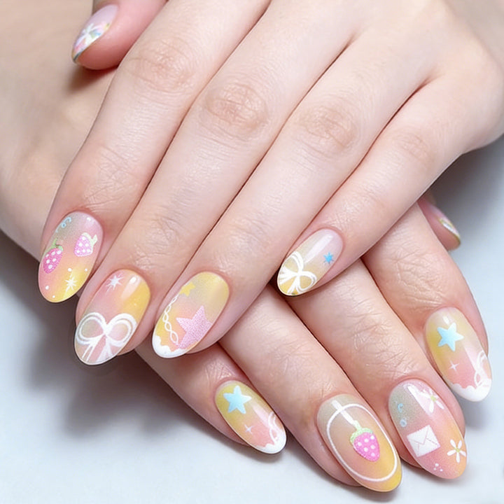Kreative Französische Tip Nagelkunst Karnz