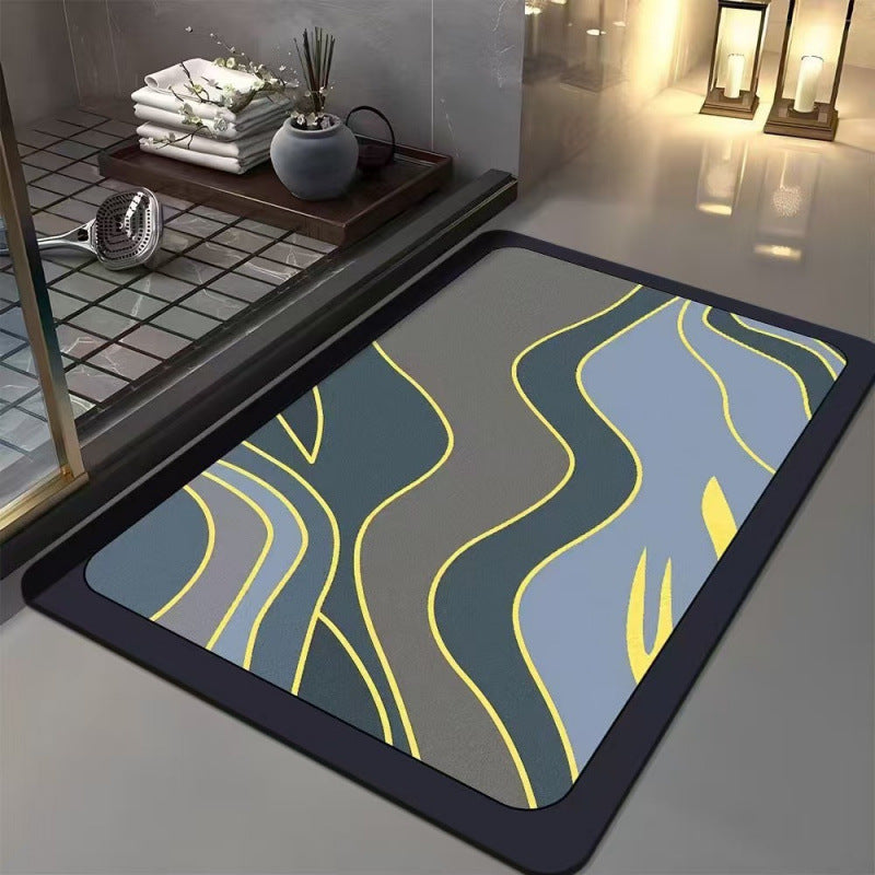 Abstraktes Geometrisches Design Badetuch